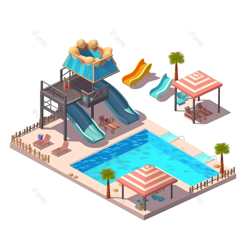 户外图片,树木元素,插画PNG,娱乐免抠素材